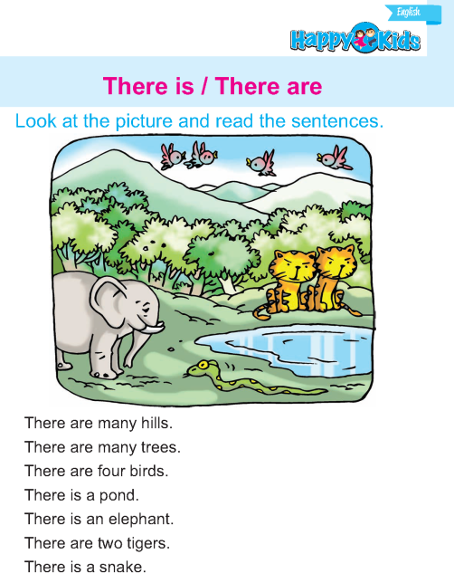 Kindergarten English There is / There are