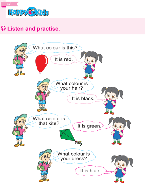 Kindergarten English Listen And Practise